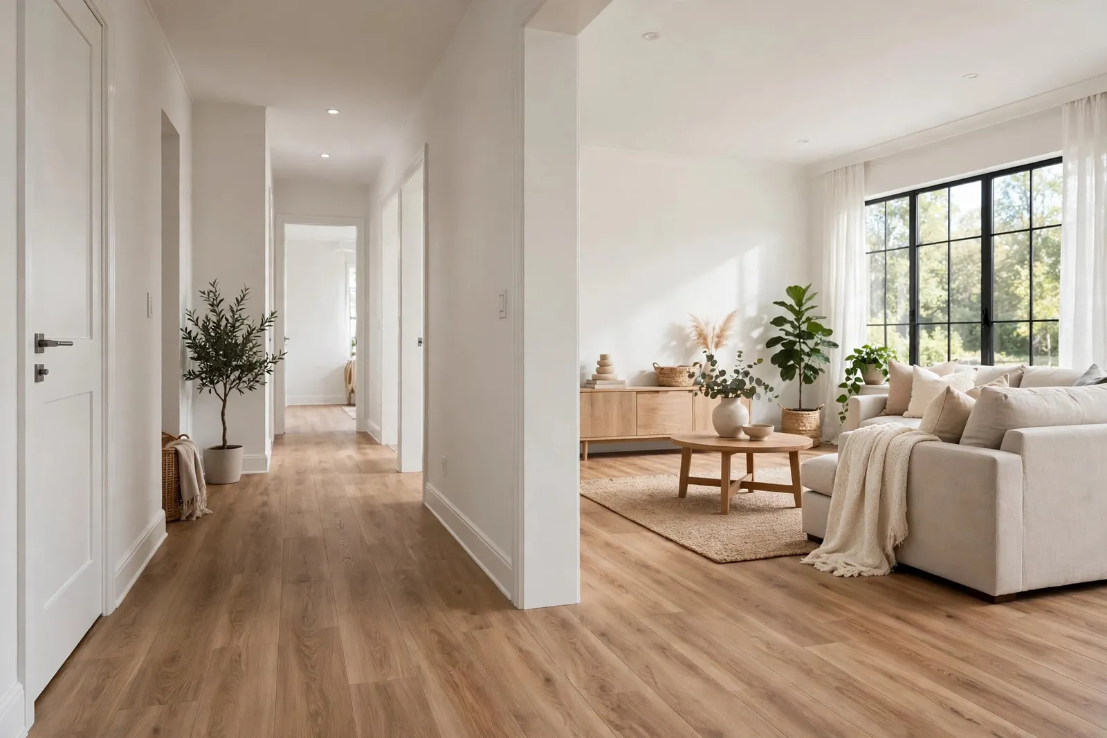 Click Lock and Glue Down Installation — Open Main Level in Carrington by Waldorf Luxury Vinyl Plank Company