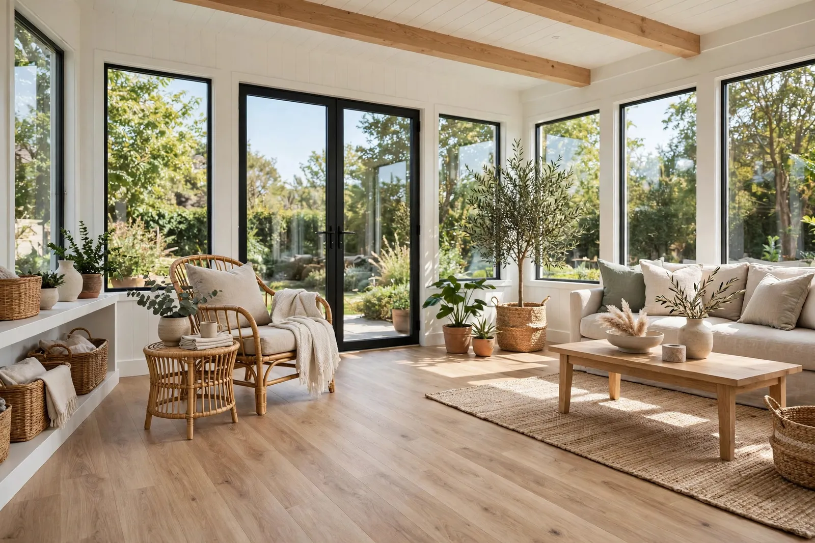 SPC Rigid Core Flooring — SPC Across a Carrington Kitchen, Dining Room, and Entry by Waldorf Luxury Vinyl Plank Company
