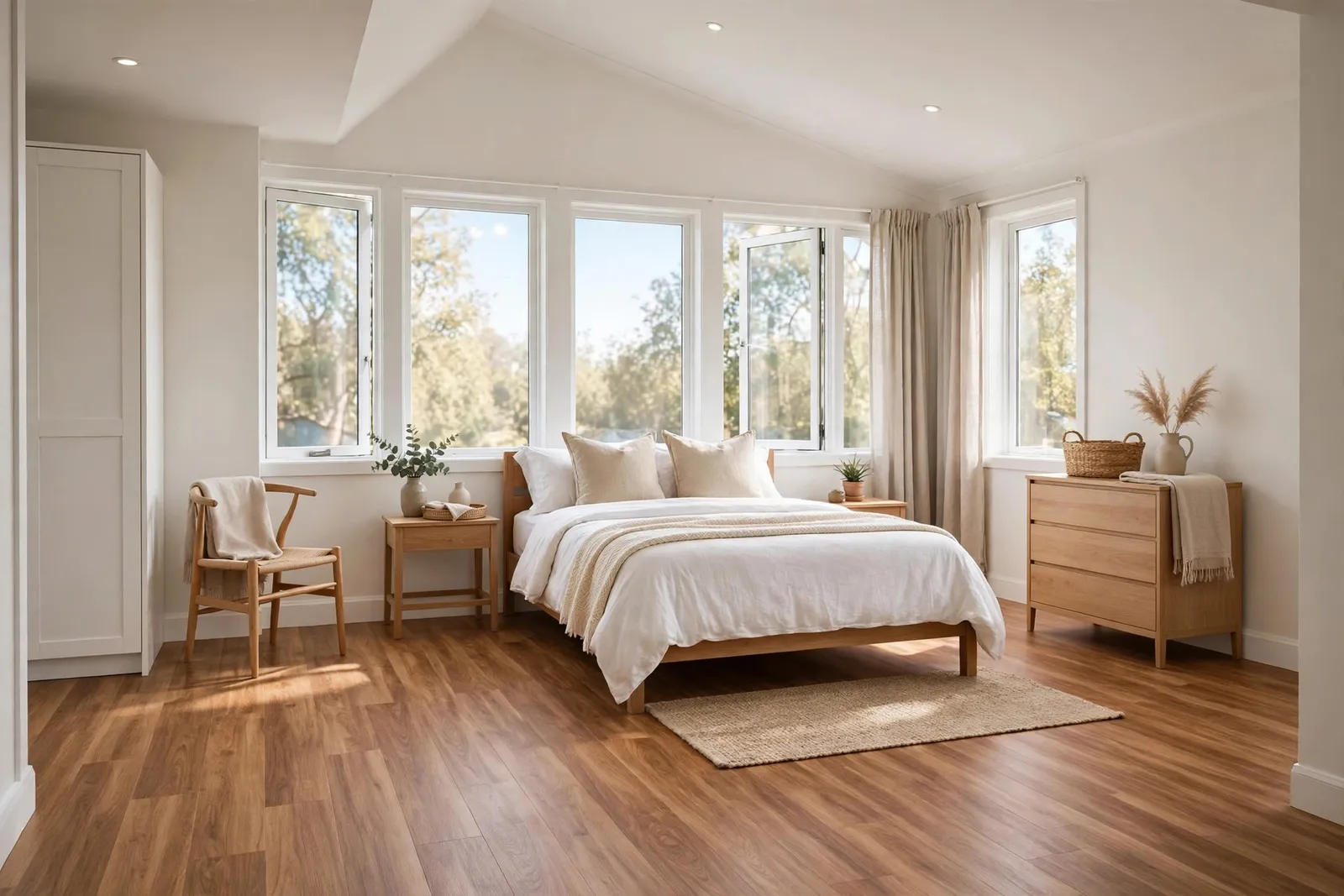 WPC Vinyl Flooring — Upstairs Bedrooms and Hall in Pinefield by Waldorf Luxury Vinyl Plank Company