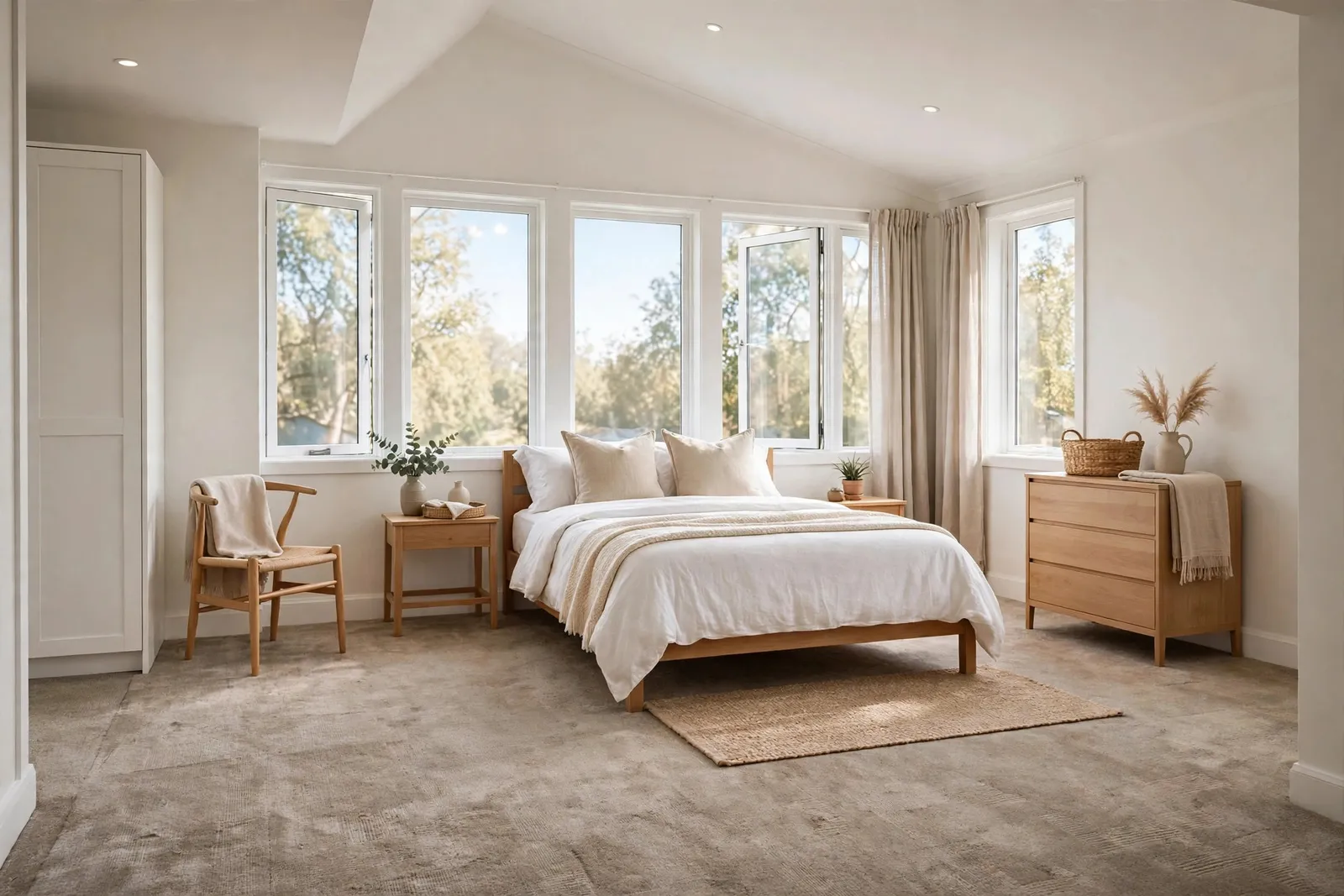 Before photo, Upstairs Bedrooms and Hall in Pinefield, by Waldorf Luxury Vinyl Plank Company